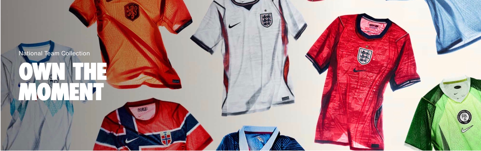 National team jerseys