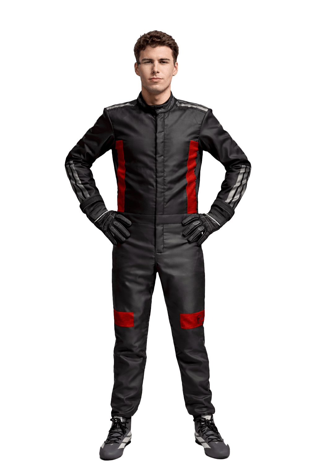 Audi Formula 1 driver in race suit