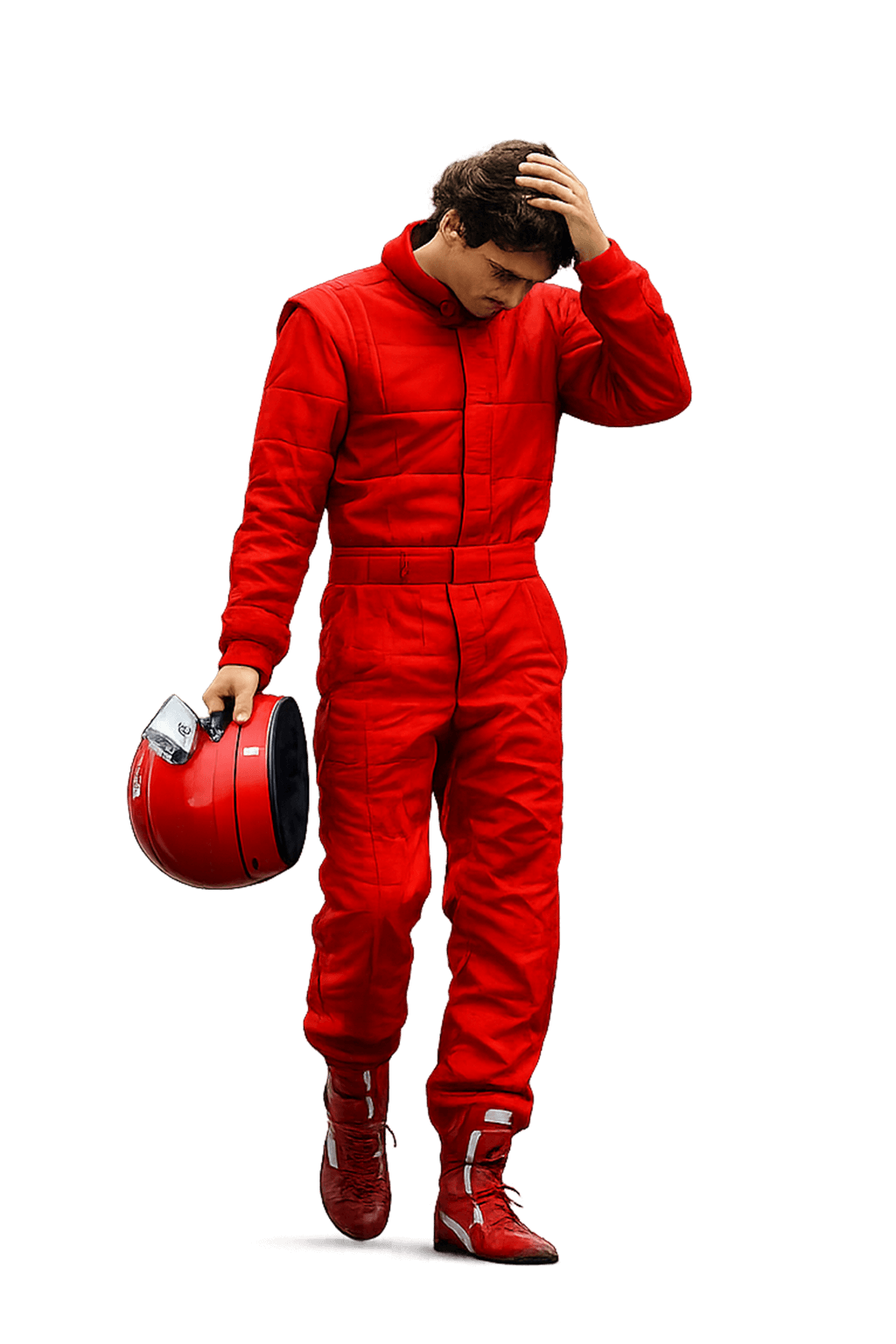 Ferrari Formula 1 driver in race suit