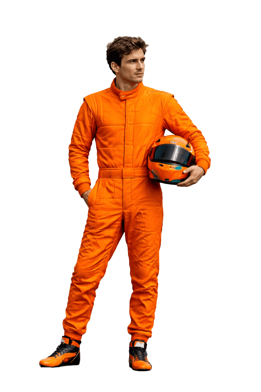 McLaren Formula 1 driver in race suit